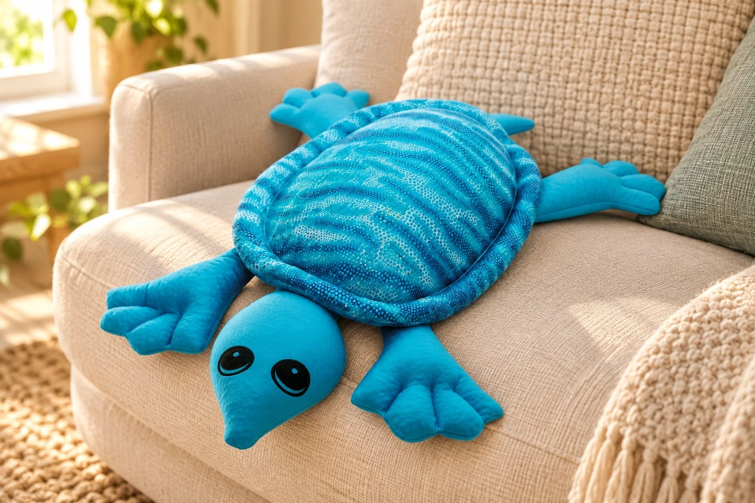 fdmt manimo weighted turtle in a styled setting