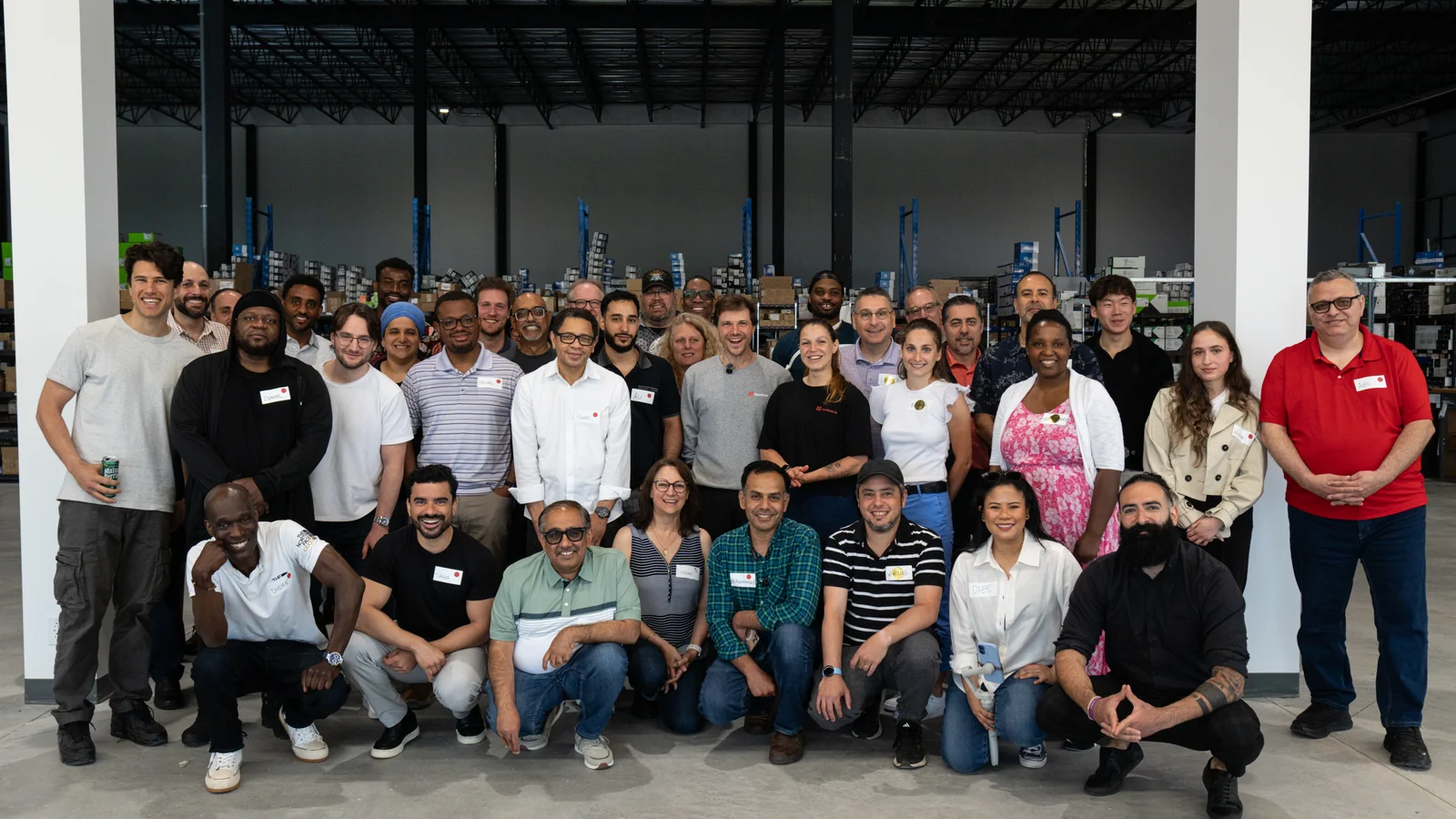 Randmar monthly conference attendees gathered for a group photo