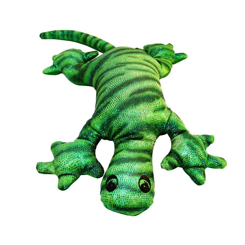 Green manimo weighted lizard plush by fdmt