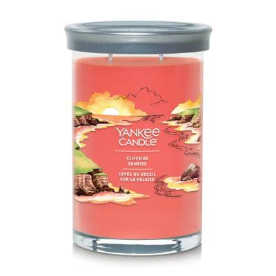 Cliffside Sunrise Large Tumbler candle, as shown in the approved PDF