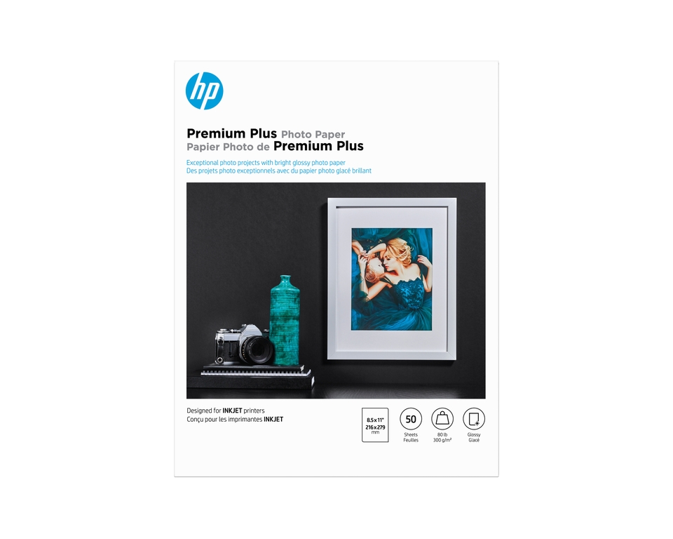HP Premium Plus Glossy Photo Paper package