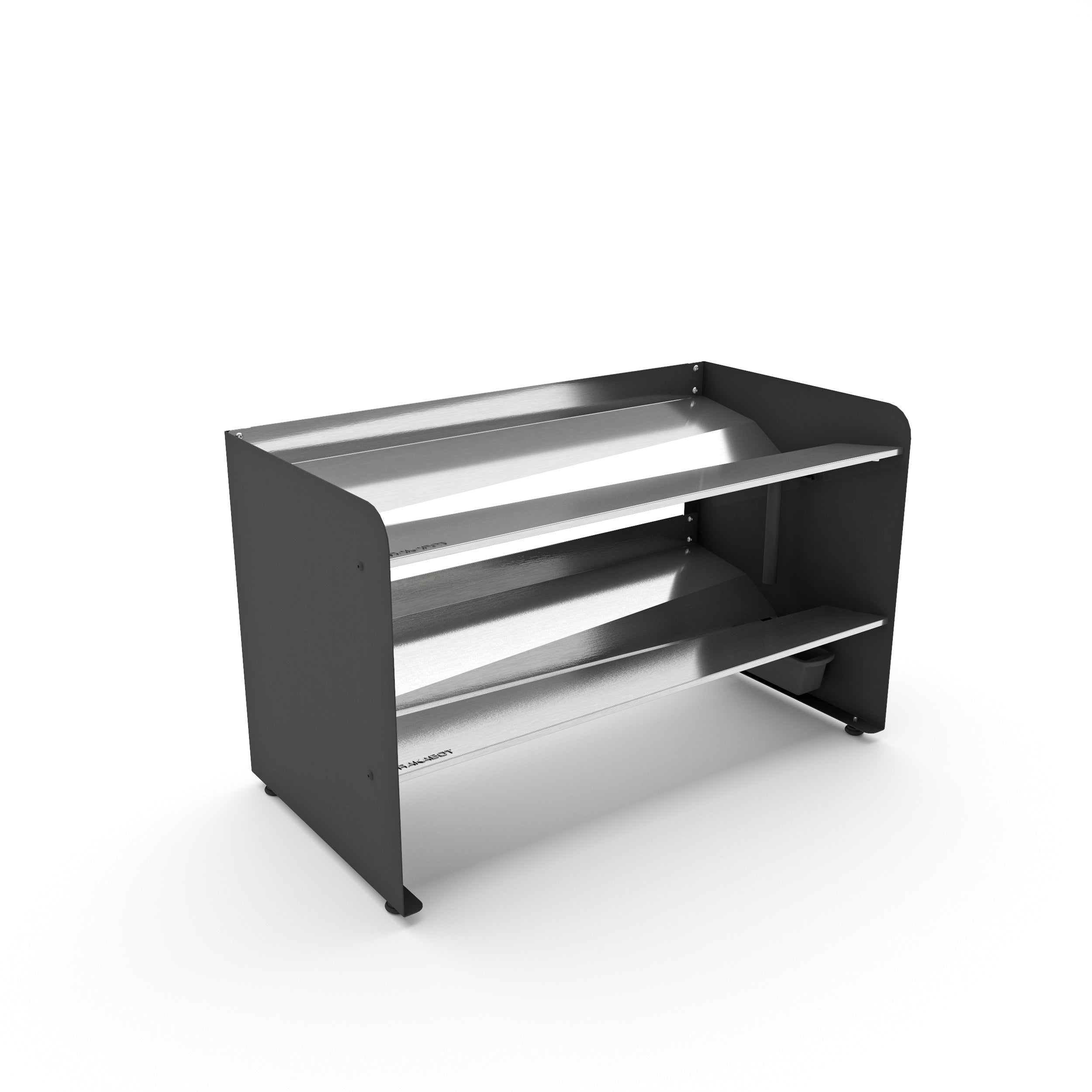 Rakabot Titan metal boot rack with water-draining shelves
