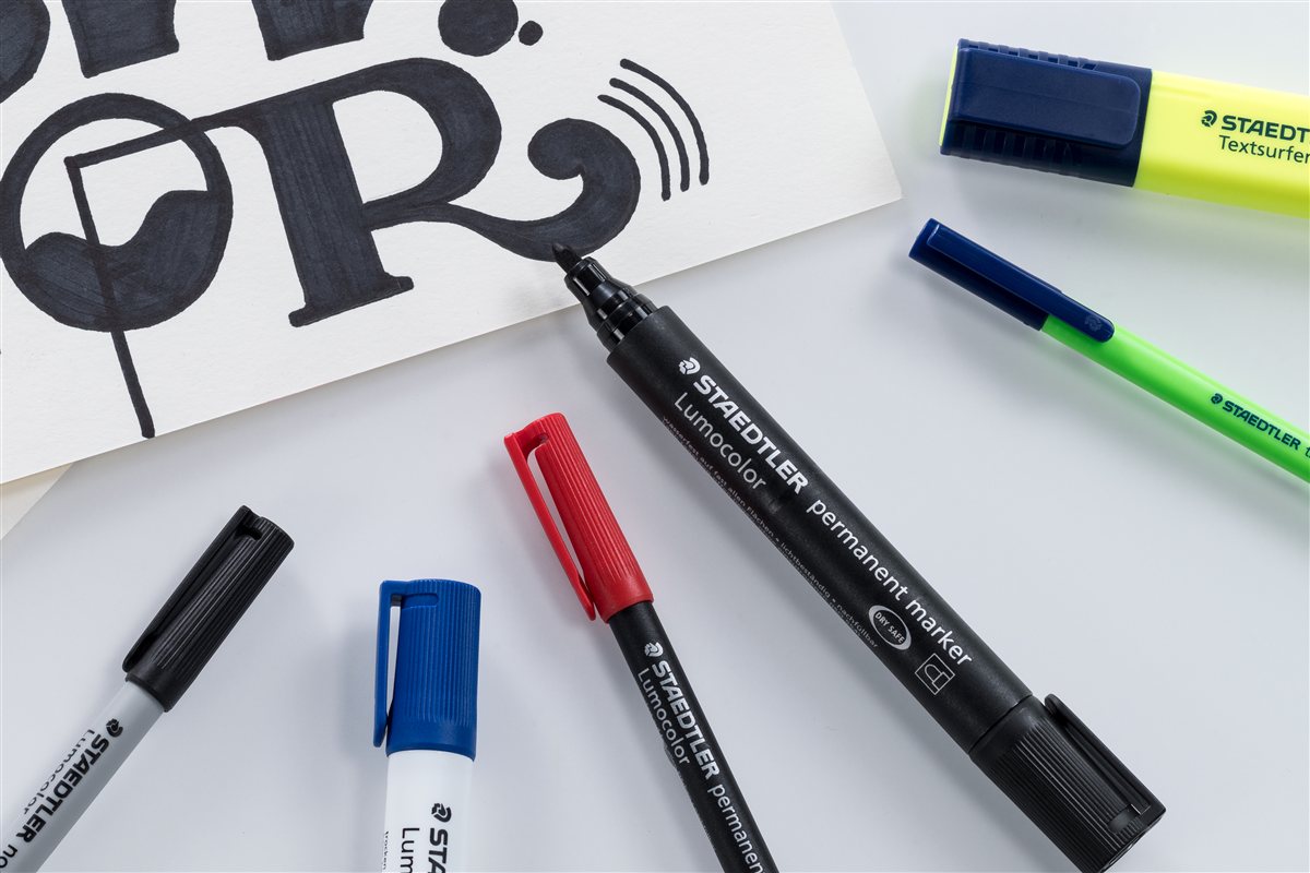 STAEDTLER markers used for lettering