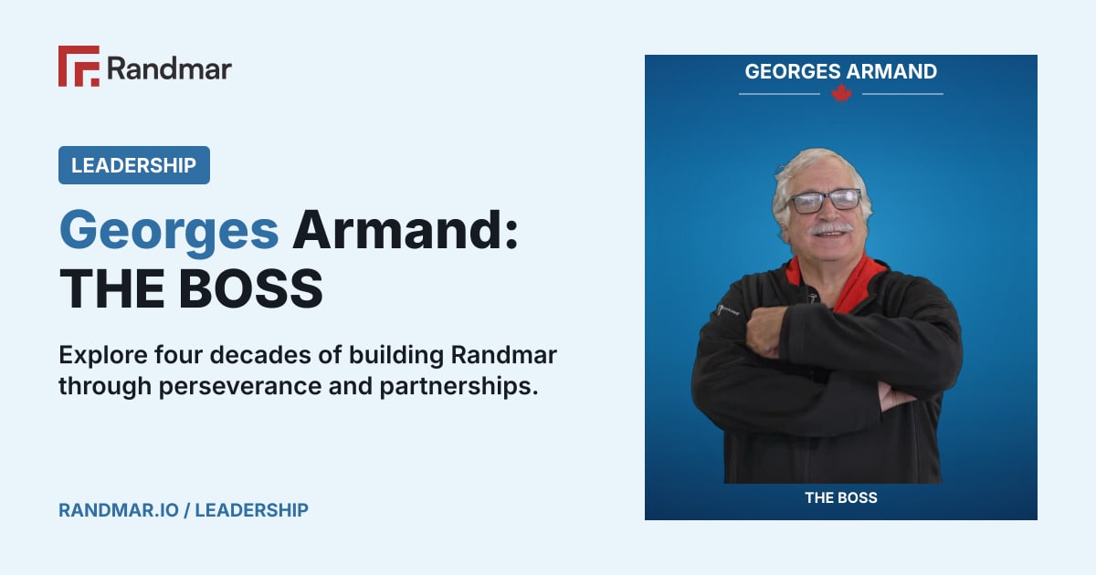 Leadership: Georges Armand: THE BOSS; portrait of Georges Armand, THE BOSS.