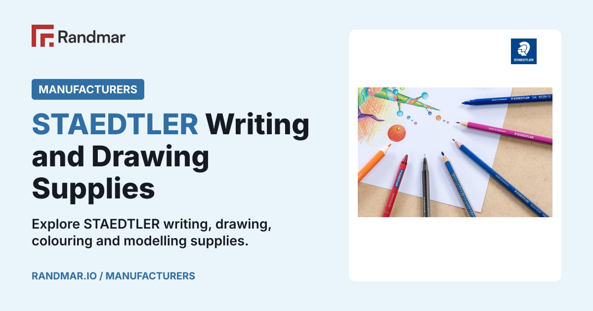 Manufacturers: STAEDTLER Writing and Drawing Supplies; STAEDTLER products.